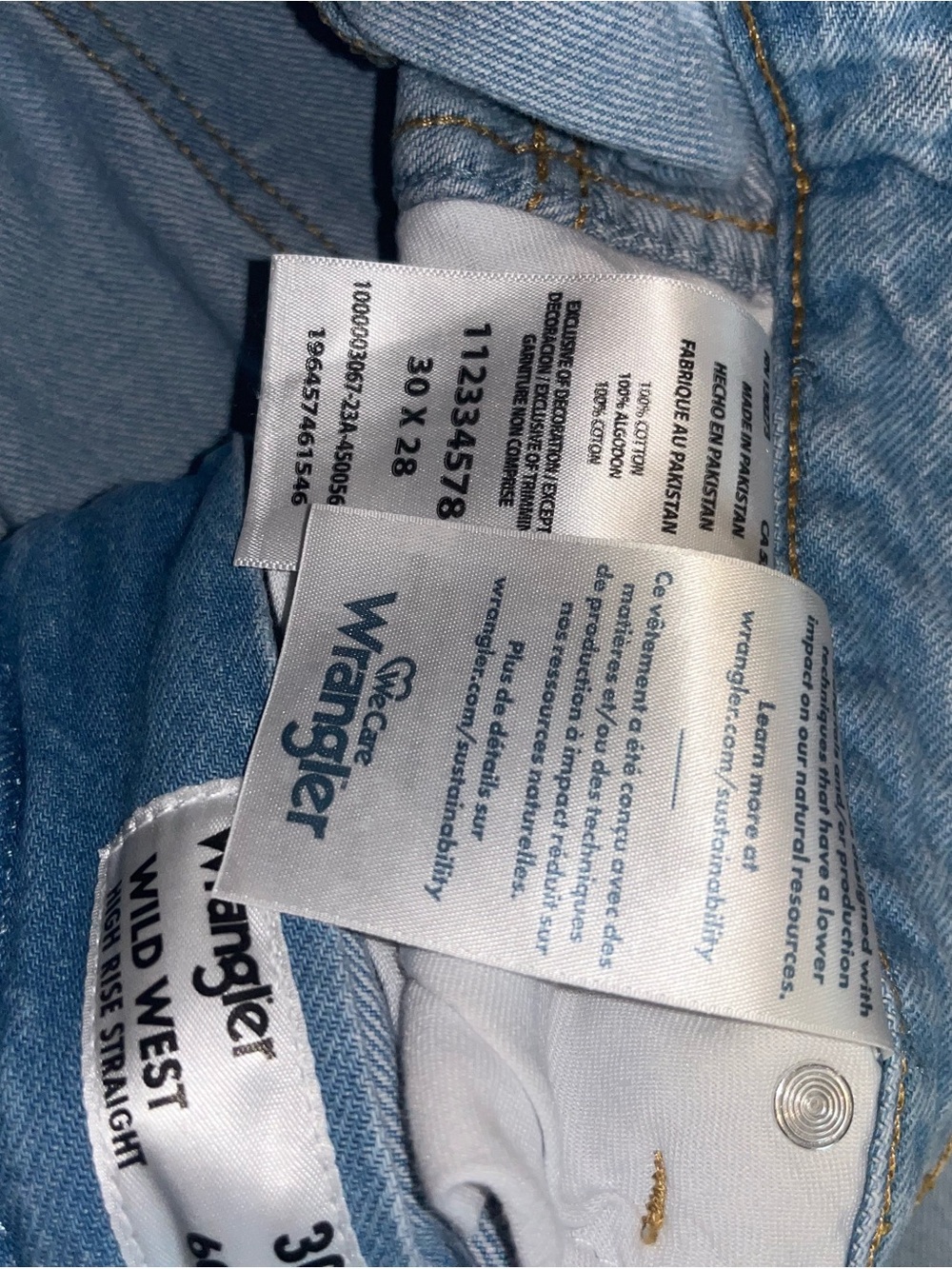 Wrangler Light Blue boyfriend Ripped Jeans - Picture 5 of 5